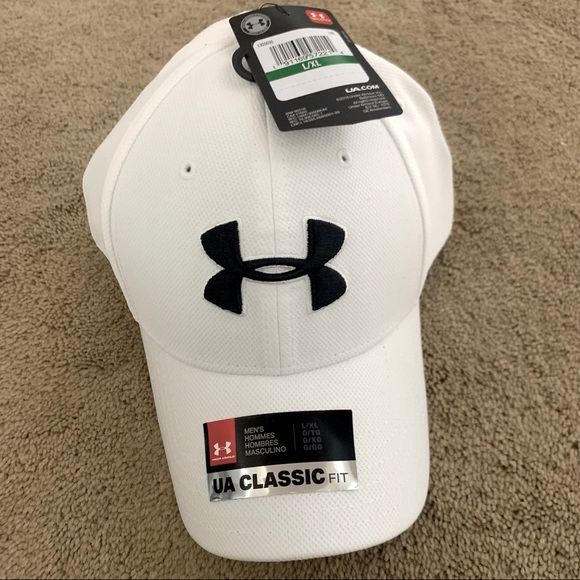 Under Armor Mens Classic Fit Blitzing 3.0 Cap White/Black L/XL - Picture 2 of 3